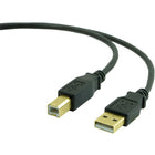 Staples 16' Pro Series A/B USB 2.0 Cable, Black-Connects USB 2.0 devices (such as printers) to a USB-ready PC, hub or other peripheral