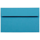 JAM Paper A10 Invitation Envelopes, 6 x 9.5, Brite Hue Blue Recycled, 250 Pack (95443H)-Blue recycled envelope