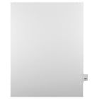 Mark Maker Legal Tabs - Letter Size - White - 1/25th cut - 25 tabs per package - 5 packages Pack - Number 171-White Single Tabs