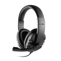Centon OTM Essentials Pro Stereo Headset USB - Black - OB-AOK-This computer headset is perfect for everyday use with compatible electronic devices; provides wired USB connectivity