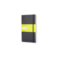 Moleskine Classic Plain Soft Cover Notebook, Black, 5" x 8.25"-240 pages, 5" x 8.25" Ivory coloured paper
