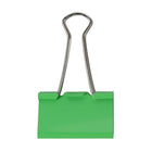 JAM Paper Binder Clips, Large, 41 mm, Green, 12 Pack (340BCgr)-Green