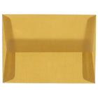 JAM Paper A10 Invitation Envelopes, 6 x 9.5, Earth Brown Translucent Vellum, 25 Pack (PACV851)-Earth brown