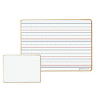 Dowling Magnets Magnetic Dry-Erase Lined/Blank Board, 6 Pack-Made of plastic
