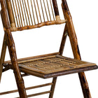 Flash Furniture American Champion Bamboo Folding Chair-Designed for Indoor or Outdoor Use