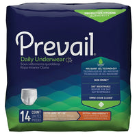 Prevail PV-514 Extra Absorbency Underwear, X-Large, Pack of 14-Incontinence Pull-on Underwear Brief