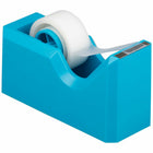 JAM Paper Desk Trio Stapler, Tape Dispenser & Pen Holder Pack - Blue-Stapler Size: 6 x 2.5 x 1.125 inches | Tape Dispenser Size: 4.5 x 2.5 x 1.75 inches | Pen Holder Size: 2.75 x 2.75 x 3.875 inches