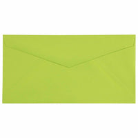 JAM Paper Monarch Envelopes - 3.875" x 7.5" - Ultra Lime Green - 50 Pack -Colour: Lime Green