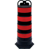 CCI Canada Ez-Grab Channelize, 44" High, Black - 2 Pack-Description - Black/Orange