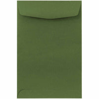 JAM Paper 6" x 9" Open End Catalog Envelopes - Olive Green - 25 Pack-Colour: Olive Green