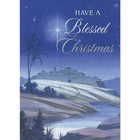 Blessed Christmas, Religious, 12 Pack-Printed on premium coated card stock