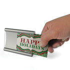 Azar Displays 4" x 4" Curved Counter Metal Sign Holder (300885)-Curved metal frames for counter-top combine style with functionality