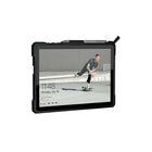 UAG Metropolis Rugged Case for Microsoft Surface Go - Black-Aluminum stand with angular positions plus portrait and landscape viewing option