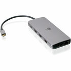 IOGEAR Pocket Dock Pro USB-C Triple HD Compact Dock with PD 3.0-Triple video outputs available via 2 x HDMI and 1 x DisplayPort