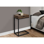 Monarch Specialties 3406 Accent Table - Brown Reclaimed Wood-Look/Black/Drawer-Snack table during your favorite movie or simply an accent table to dress up your living room decor
