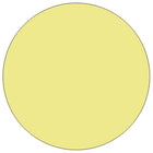 Flash Furniture Mobile 60" Round Thermal Laminate Activity Table, Yellow-Recommended Grade Level: Preschool - 2nd Grade