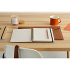 General Supply Goods + Co Vegan Leather Laptop Sleeve - Cognac with Tan Lining-4