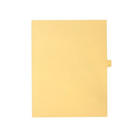Mark Maker Legal Exhibit Index Tab Buff Single Tabs, 1/26h Cut, Letter Size, No Holes, Letter L, 25 Pack-Buff Single Tabs, 1/26th Cut