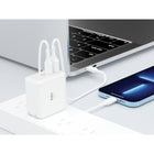 LBT Ultra Fast Mini 65W Dual-port GaN PD Wall Charger (45W + 12W) - White-4