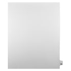 Mark Maker Legal Tabs - Letter Size - White - 1/25th cut - 25 tabs per package - 5 packages Pack - Number 124-White Single Tabs