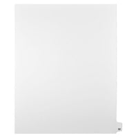 Mark Maker Legal Exhibit Index Tab White Single Tabs, 1/25th Cut, Letter Size, No Holes, Number 50, 25 Pack-White Single Tabs, 1/25th Cut