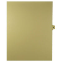 Mark Maker Legal Exhibit Index Tab Buff Single Tabs, 1/15th Cut, Letter Size, No Holes, Number 97, 25 Pack-Buff Single Tabs, 1/15th Cut