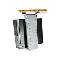 Uncaged Ergonomics Under-Desk CPU Holder With Swivel & Slide-De-Clutter Your Desktop: Store PC towers under your desk with this simple CPU mount to improve desktop organization