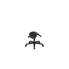 Nicer Interior Backless Saddle Stool with Angle Adjustment - Black-Thick Padded Seat