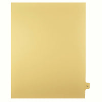 Mark Maker Legal Tabs - Letter Size - Buff - 1/15th cut - 25 tabs per package - 5 packages Pack - Number 74-Buff SingleTabs