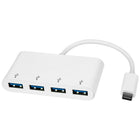 StarTech 4-Port USB-C Hub, USB-C to 4 x USB-A, White-A cost-effective way to add four USB-A ports to your computer through a USB-C port