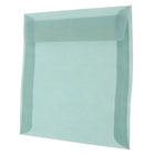 JAM Paper 8.5 x 8.5 Square Envelopes, Ocean Blue Translucent Vellum, 250 Pack (PACV532H)-Blank interior for personalized message
