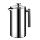 Minimal French Press - Classic - 1000 ml-Made of 100% food grade 18/9 stainless steel, BPA free