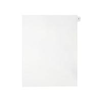 Mark Maker Legal Exhibit Index Tab White Single Tabs, 1/15th Cut, Letter Size, No Holes, Letter P, 25 Pack-White Single Tabs, 1/15th Cut