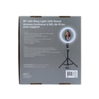 Basic Tech 10-inch LED Ring Light with Stand-USB powered
