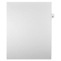 Mark Maker Legal Tabs - Letter Size - White - 1/25th cut - 25 tabs per package - 5 packages Pack - Number 56-White Single Tabs