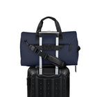Bugatti Reborn Collection Convertible Duffle Bag - Navy (DUF2230BU-NAVY)-Lightweight 2-in-1 hybrid bag (from Duffle to Backpack)
