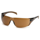 Carhartt Billings Safety Eyewear Glasses, Sandstone Bronze, 12 Pack-Scratch resistant wraparound polycarbonate lens