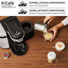 Keurig K-Cafe Single Serve Coffee, Latte and Cappuccino Maker, Dark Charcoal-Strong Brew: Increase the strength and bold taste of your coffee