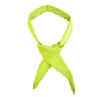 TechNiche HyperKewl Evaporative Cooling Neckband Hi Vis Lime - 4 Pack-Made using a quick release snap button