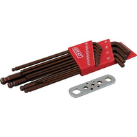 Gray Tools 13 Piece SAE, Stubby Long Arm Ball S2 Hey Key Set, .050"-3/8"-Contains Sizes: .050", 1/16", 5/64", 3/32", 7/64", 1/8", 9/64", 5/32", 3/16", 7/32", 1/4", 5/16", 3/8".