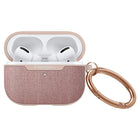 Spigen Urban Fit for Airpods Pro - Rose Gold-Featuring a functional carabiner hook for quick-draw access. Supports LED light and wireless charging