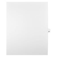 Mark Maker Legal Exhibit Index Tab White Single Tabs, 1/25th Cut, Letter Size, No Holes, Number 89, 25 Pack-White Single Tabs, 1/25th Cut