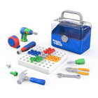 Educational Insights Design & Drill Toolbox - Multicolor-Little builders can drill, hammer, measure, and more with the Design & Drill Toolbox, packed with real, working tools kids can call their own