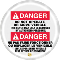 Accuform Signs Steering Wheel Covers (SED181)-Material - Adhesive Vinyl