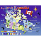 Ravensburger Map Of Canada 100-Piece Puzzle-Sturdy, vibrant and glare free: Ravensburger's long-lasting quality materials ensure years of puzzling enjoyment.