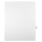 Mark Maker Legal Exhibit Index Tab White Single Tabs, 1/25th Cut, Letter Size, No Holes, Number 92, 25 Pack-White Single Tabs, 1/25th Cut