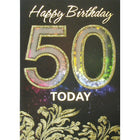 Rosedale Greeting Card, Birthday Age 50, General-Printed on premium coated card stock