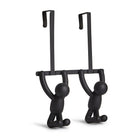 Umbra Buddy Double Over-the-Door Hooks, Black-Dimensions: 8.5 x 4.5 x 12.5"