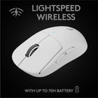 Logitech G PRO X Superlight Wireless Gaming Mouse, Ultra-Lightweight, Hero 25K Sensor, 5 Programmable Buttons - White-Lightspeed technology Ensures fast and reliable work.