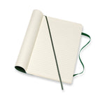 Moleskine Ruled Soft Cover Classic Notebook - Large - Myrtle Green - 5" x 8.25"-192 pages with 96 sheets